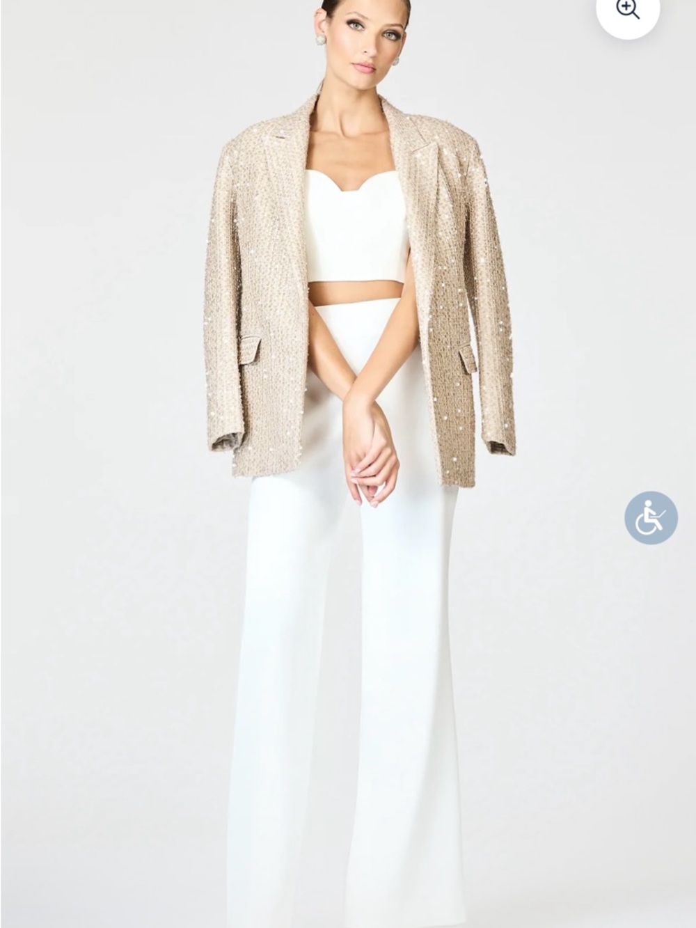 Sachin + Babi Rowen Pant in Ivory. Size 10 NWT - Picture 2 of 12